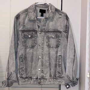 Grey denim jacket